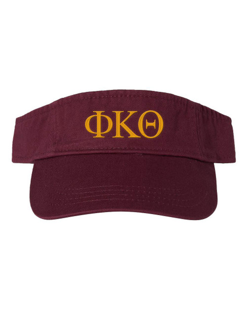  Phi Kappa Theta Greek Letter Visor 