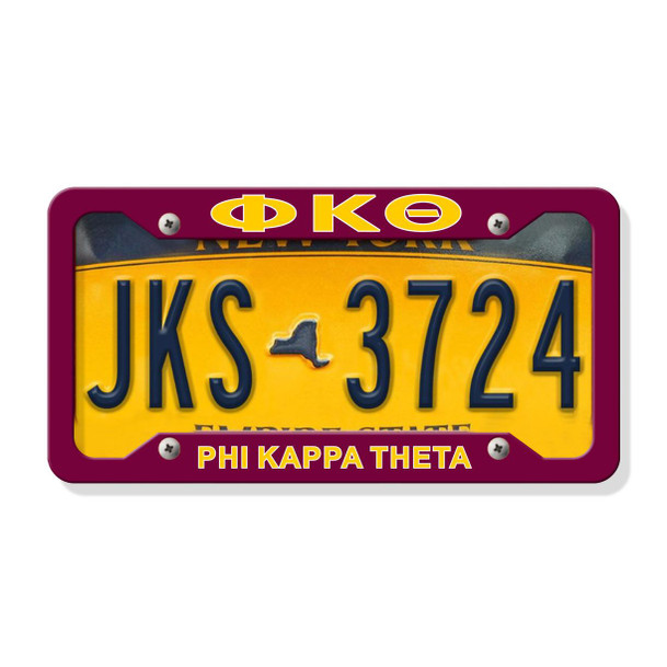 Phi Kappa Theta License Plate Frame