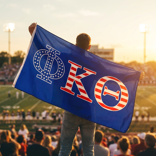 Phi Kappa Theta USA Greek Letter Flag