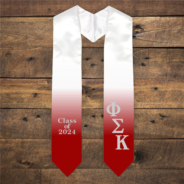 Phi Sigma Kappa Extra Fancy Classic Greek Graduation Stole