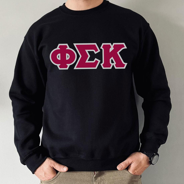  Phi Sigma Kappa Custom Twill Crewneck Sweatshirt 