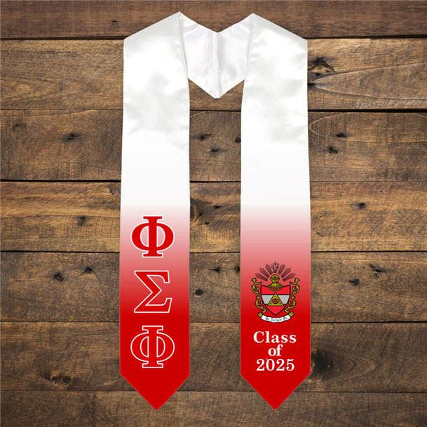  Phi Sigma Phi Extra Fancy Greek Graduation Stole W Year 