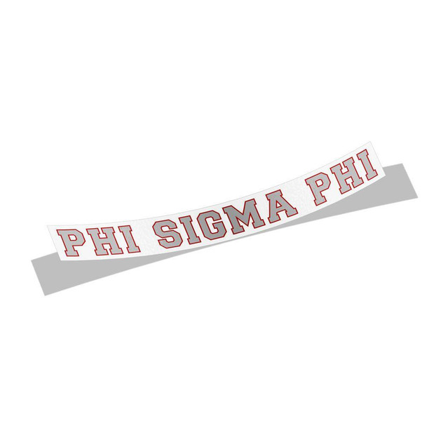  Phi Sigma Phi Long Window Decals Stickers 