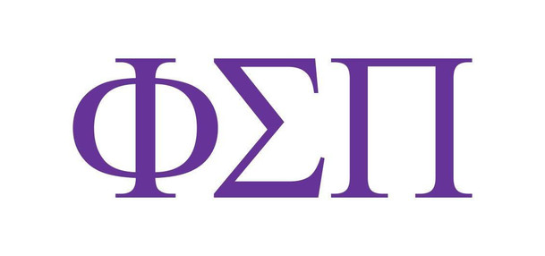  Phi Sigma Pi Greek Letter Window Sticker Decal 