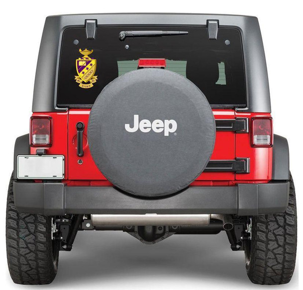  Phi Sigma Pi Large Greek Color Crest - Shield Decal - 12 Inches Tall 