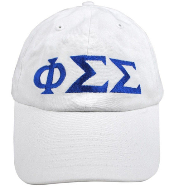 Phi Sigma Sigma Greek Letter Hat