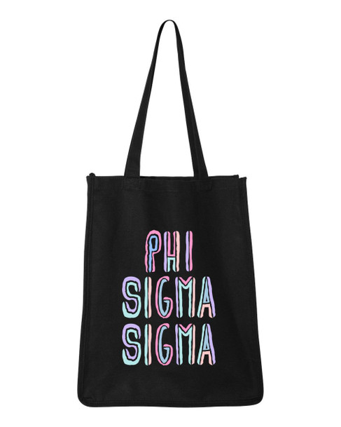 Phi Sigma Sigma Jumbo All In Tote Bag
