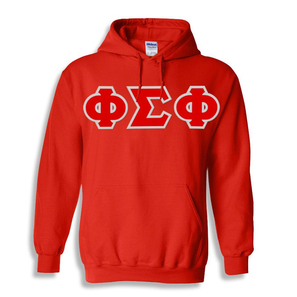 Phi Sigma Phi Lettered Twill Hoodie