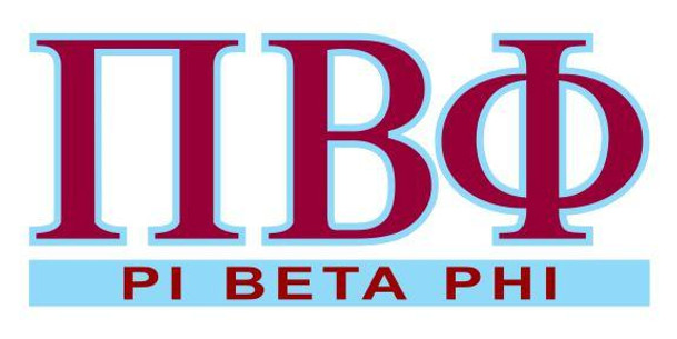  Pi Beta Phi Custom Sticker - Personalized 