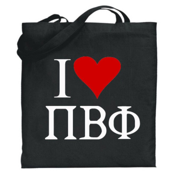 Pi Beta Phi I Love Tote Bags