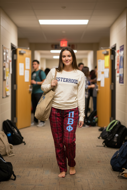Pi Beta Phi Women's Flannel Plaid Pant - PJ's