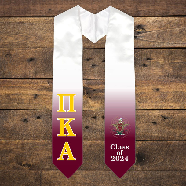 Pi Kappa Alpha Extra Fancy Greek Class Of 2024 Graduation Stole