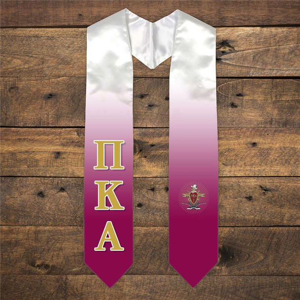  Pi Kappa Alpha Extra Fancy Simple Greek Graduation Stole W Crest 