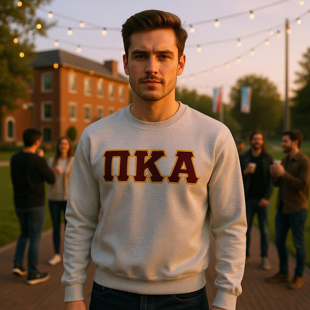 DISCOUNT Pi Kappa Alpha Lettered Crewneck - Best Value