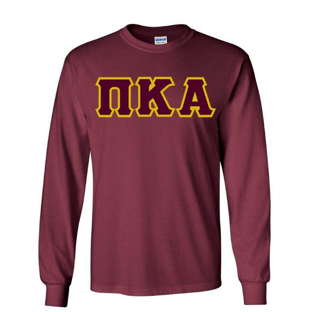  DISCOUNT Pi Kappa Alpha Lettered Long sleeve 