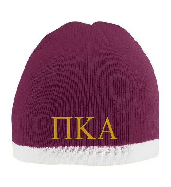  Pi Kappa Alpha Two Tone Knit Beanie 