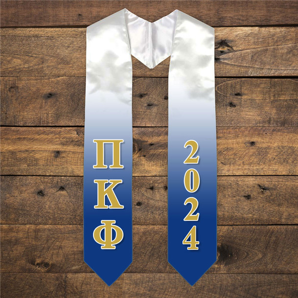 Pi Kappa Phi Extra Fancy Greek Graduation Stole W Year