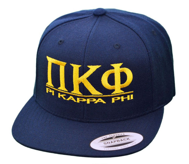 Pi Kappa Phi Flatbill Snapback Hats Original