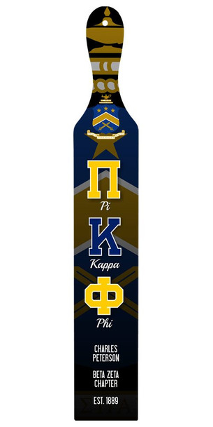 Pi Kappa Phi Custom Full Color Paddle