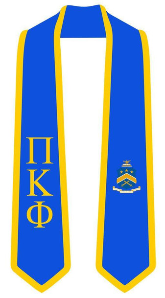  DISCOUNT-Pi Kappa Phi Greek 2 Tone Lettered Graduation Sash Stole 