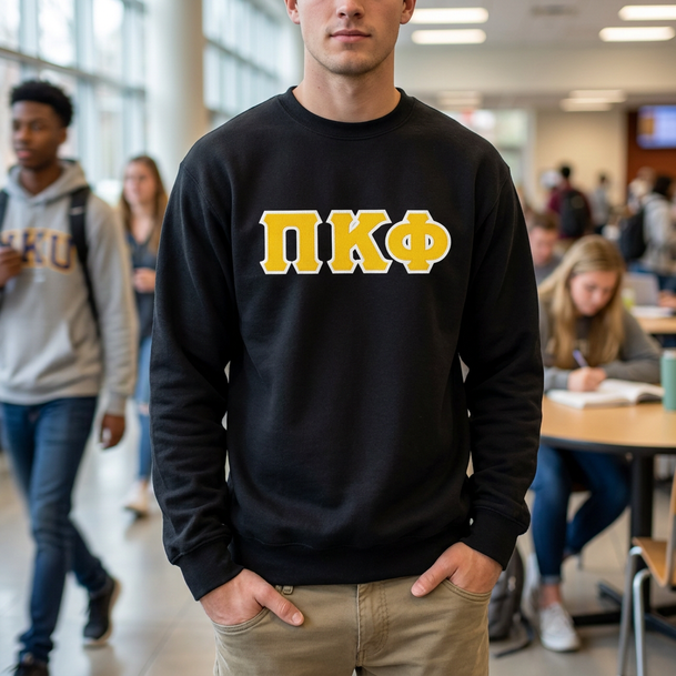 Pi Kappa Phi Custom Twill Crewneck Sweatshirt