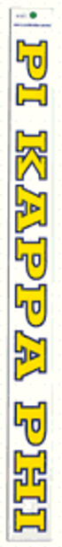  Pi Kappa Phi Long Window Decal 