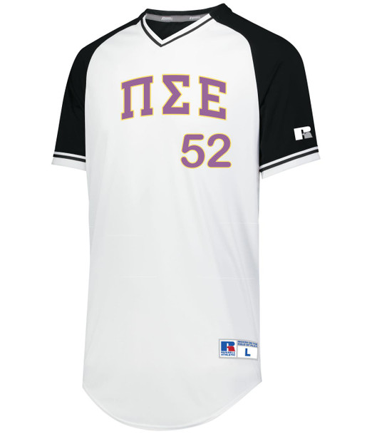 Pi Sigma Epsilon Classic V-Neck Baseball Jersey