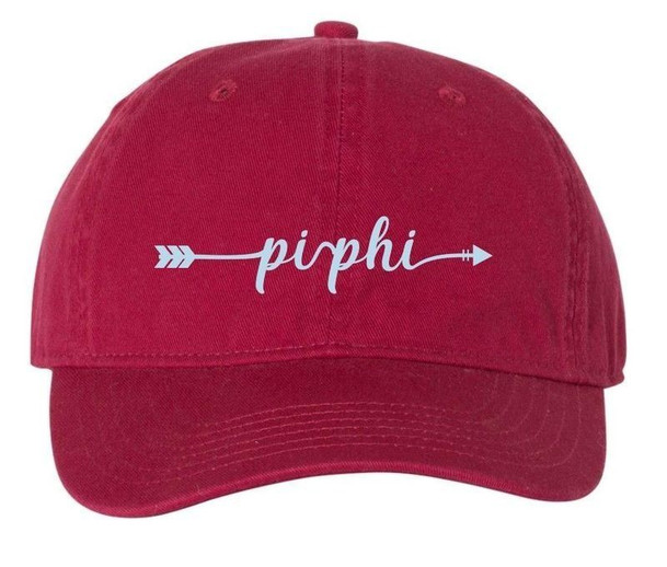 Pi Phi Pigment Dyed Arrow Hat