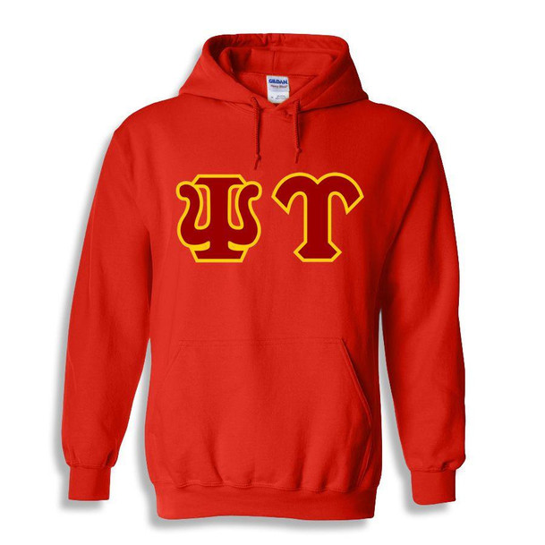 Psi Upsilon Custom Twill Hooded Sweatshirt 