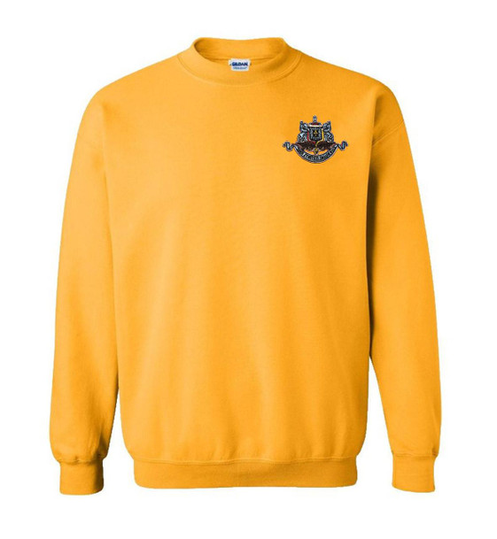  DISCOUNT-Psi Upsilon World Famous Crest - Shield Crewneck Sweatshirt - Best Value 