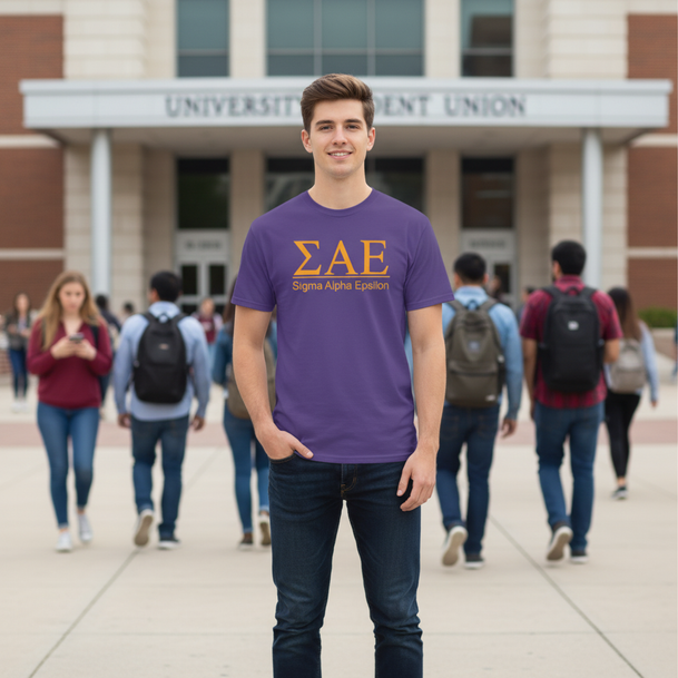 Sigma Alpha Epsilon Bar T-shirts