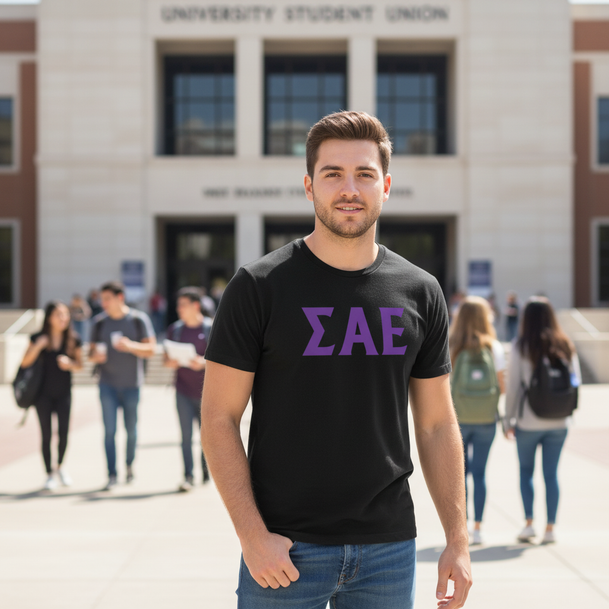 Sigma Alpha Epsilon Letter T-shirts