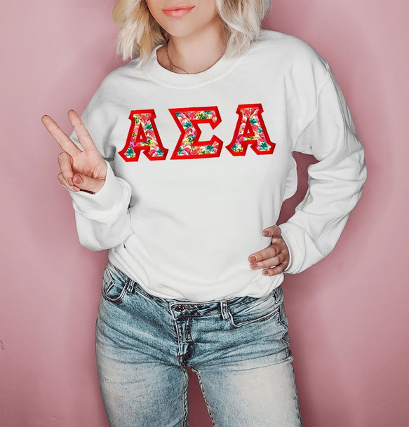 $35 Alpha Sigma Alpha Custom Twill Sweatshirt