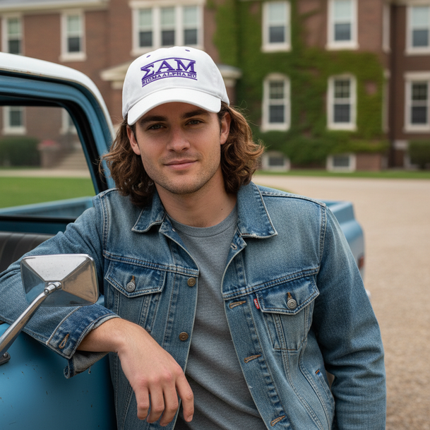 Sigma Alpha Mu Throwback Game Hat