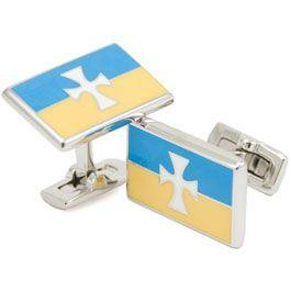 TCS Sigma Chi Flag Cufflinks 