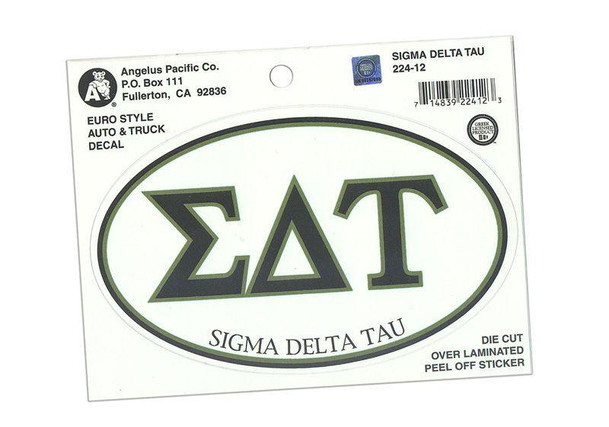  Sigma Delta Tau Euro Style Sticker 