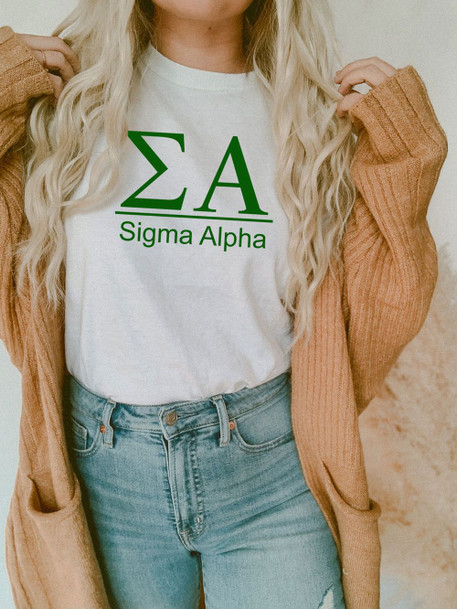 Sigma Alpha Comfort Colors Heavyweight T-Shirt