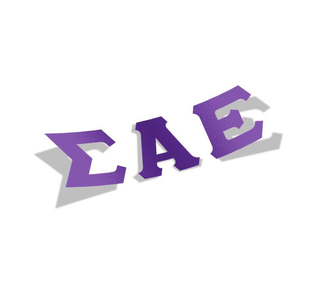 Sigma Alpha Epsilon Big Greek Letter Window Sticker Decal 