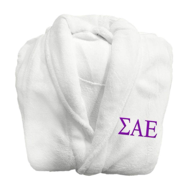  Sigma Alpha Epsilon Fraternity Lettered Bathrobe 