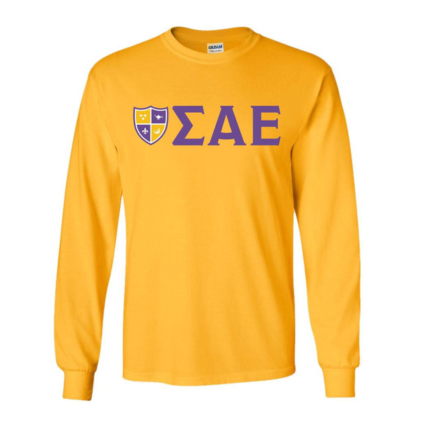  Sigma Alpha Epsilon Logo Long Sleeve Tee 