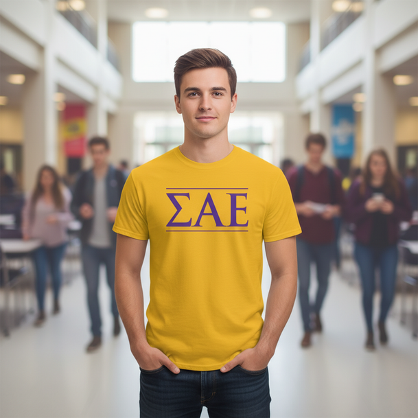 Sigma Alpha Epsilon Logo Short Sleeve Tee