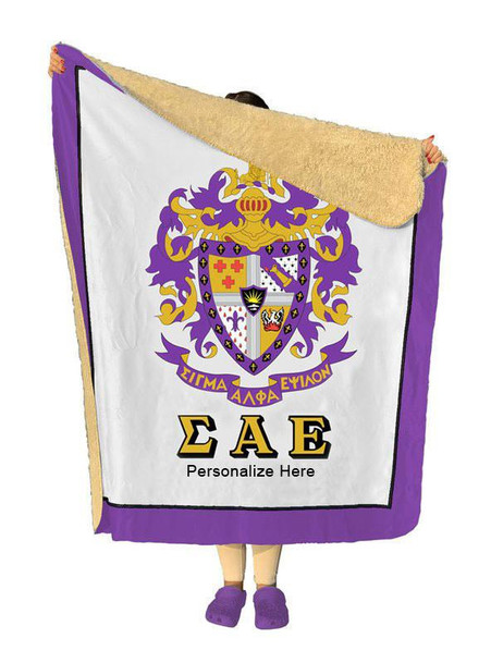 Sigma Alpha Epsilon Sherpa Lap Blanket 