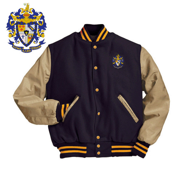 Sigma Alpha Epsilon Varsity Crest - Shield Jacket