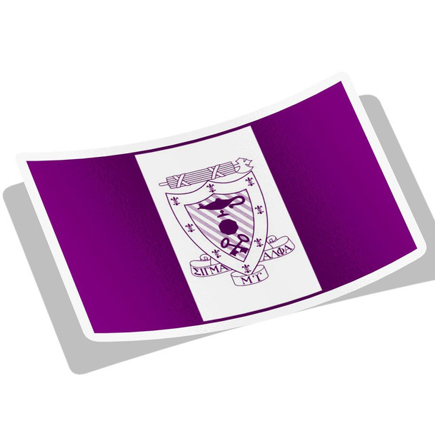 Sigma Alpha Mu Flag Decal Sticker