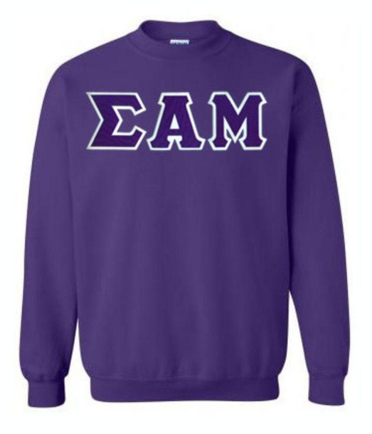  DISCOUNT Sigma Alpha Mu Lettered Crewneck - Best Value 