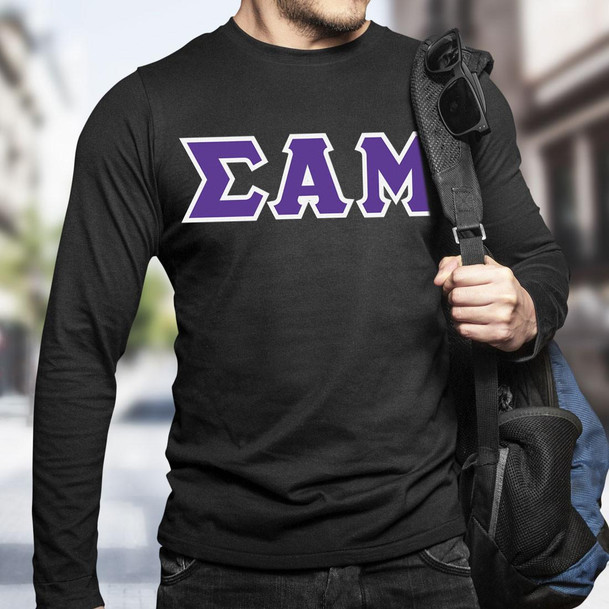 Sigma Alpha Mu Lettered Long Sleeve Shirt 