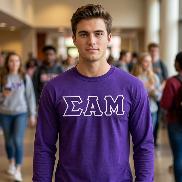 DISCOUNT Sigma Alpha Mu Lettered Long sleeve