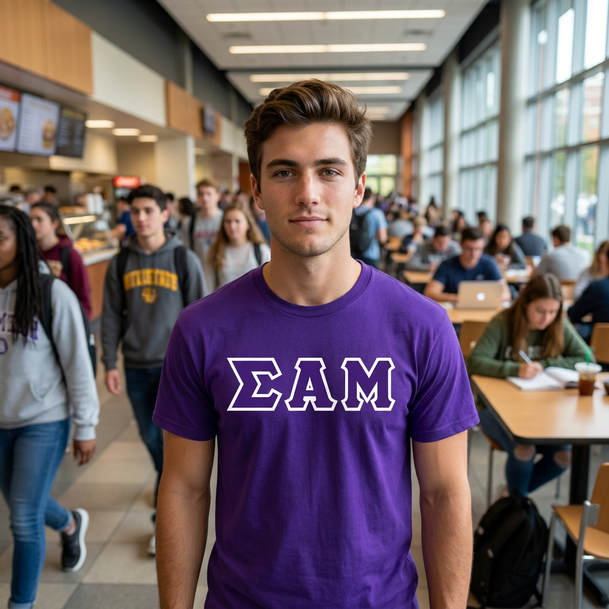 Sigma Alpha Mu Lettered T-Shirt