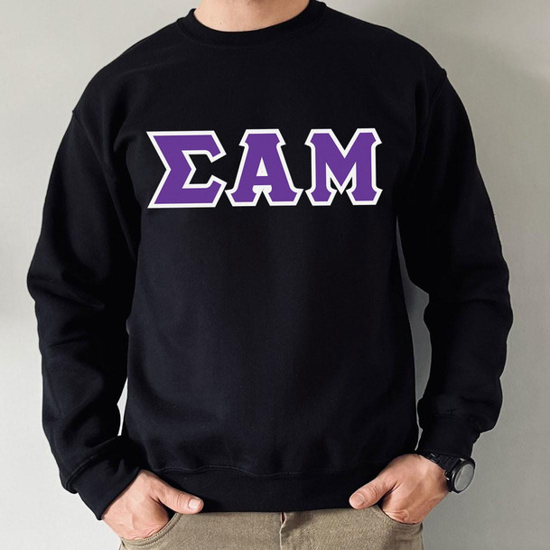  Sigma Alpha Mu Custom Twill Crewneck Sweatshirt 