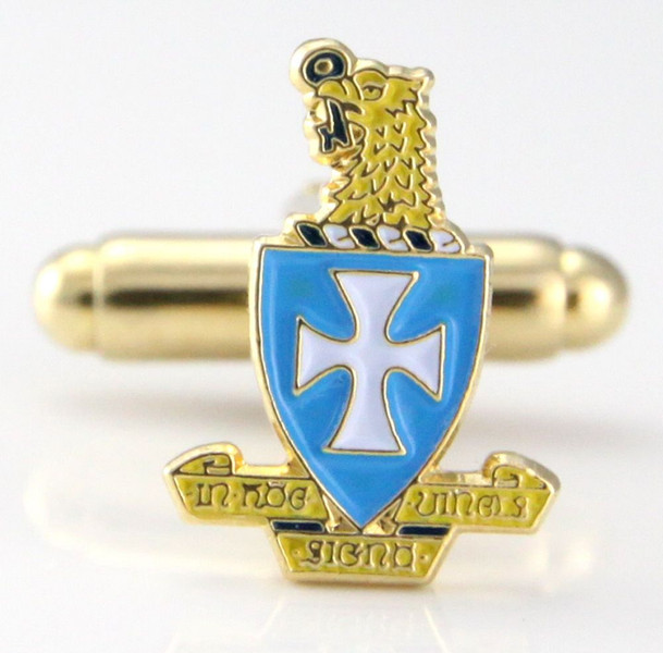 Sigma Chi Color Crest - Shield Cuff links